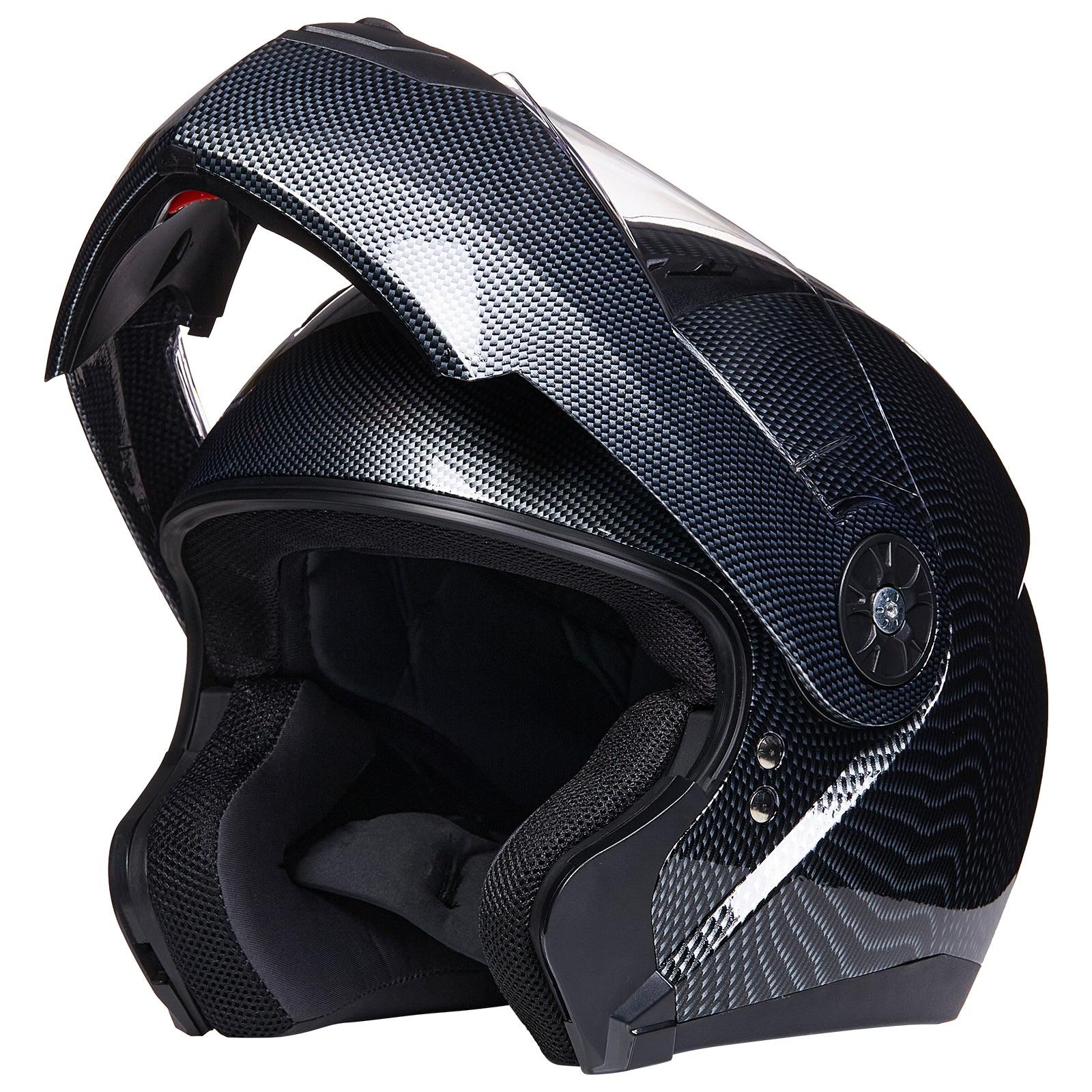 ILM Flip Up Full Face Modular Motorcycle Helmet Model 115 - ILM