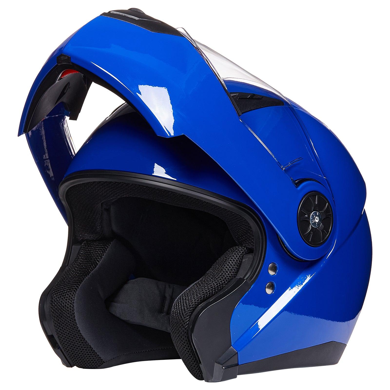 ILM Flip Up Full Face Modular Motorcycle Helmet Model 115 - ILM