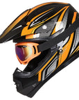 ILM Youth Kids ATV Motocross Helmet Goggles Sports Gloves Dirt Bike Motorcycle B07 - ILM