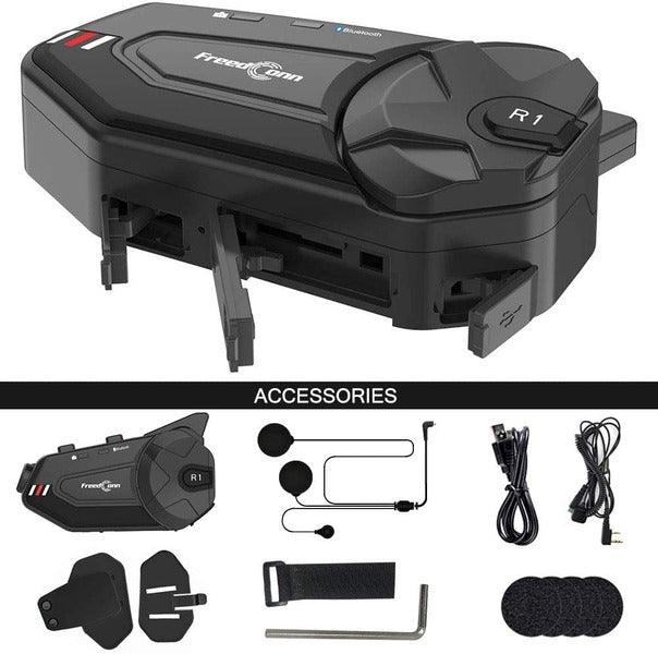 ILM Motorcycle 6 Rider Bluetooth Communication System with HD Camera - ILM
