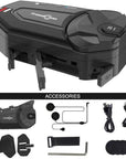 ILM Motorcycle 6 Rider Bluetooth Communication System with HD Camera - ILM