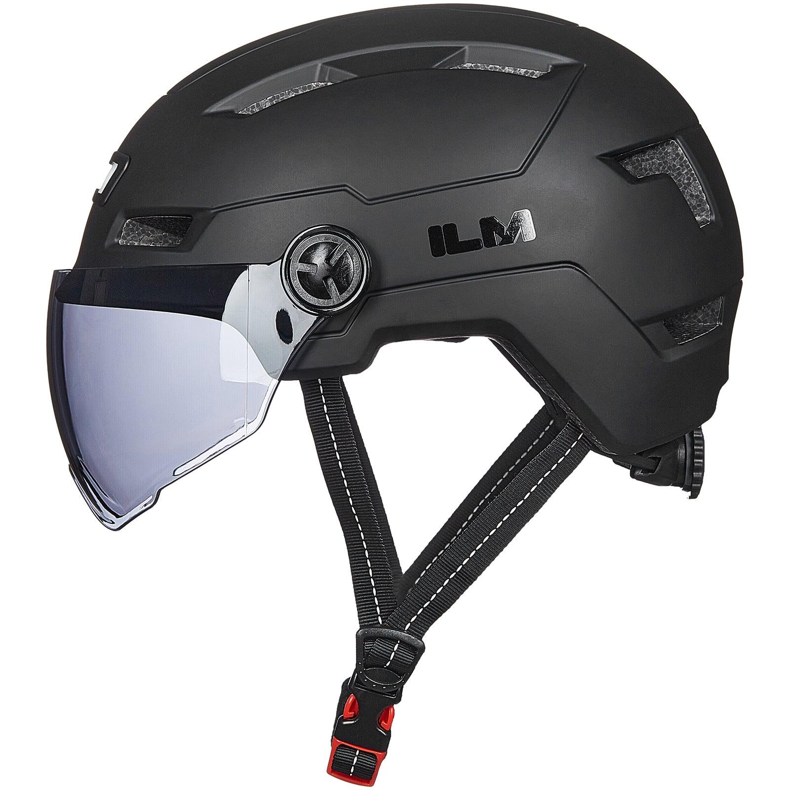 ILM Bike Helmet with USB Rechargeable LED Front and Back Light Model E3-10L - ILM