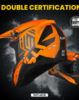 ILM Dirt Bike Adult Motocross Full Face Motorcycle Helmet Model AP-868 - ILM