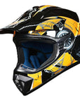 ILM Adult Dirt Bike Full Face Motorcycle Helmet Model 128S - ILM
