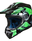 ILM Adult Dirt Bike Full Face Motorcycle Helmet Model 128S - ILM