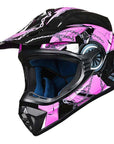 ILM Adult Dirt Bike Full Face Motorcycle Helmet Model 128S - ILM