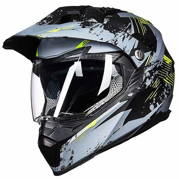 ILM Off Road Motorcycle Dual Sport Helmet Model 606V