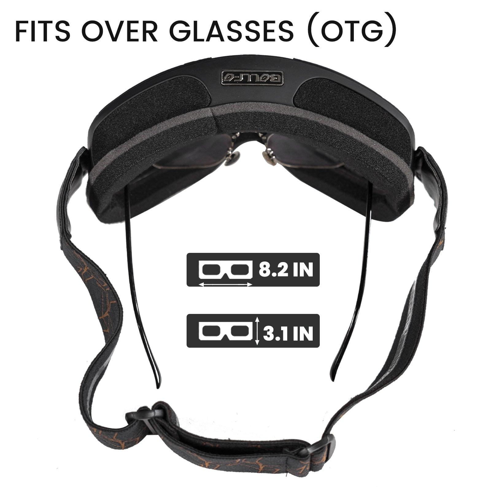 ILM Vintage Motorcycle Goggles Windproof Glasses - ILM