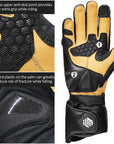 ILM Leather Motorcycle Gloves Model GIG01 - ILM