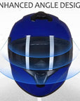 ILM Full Face Motorcycle Street Bike Helmet Model ST-06 - ILM