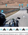 ILM Motorcycle 6 Rider Bluetooth Communication System with HD Camera - ILM