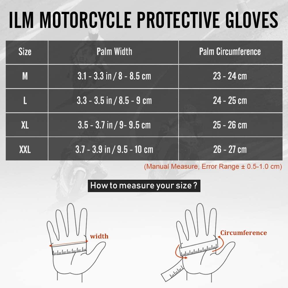 ILM Leather Motorcycle Gloves Model GIG01 - ILM
