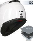 ILM Full Face Motorcycle Helmet Model 817 - ILM