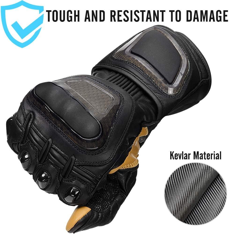 ILM Leather Motorcycle Gloves Model GIG01 - ILM