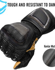 ILM Leather Motorcycle Gloves Model GIG01 - ILM