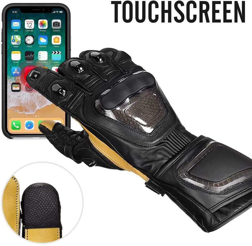 ILM Leather Motorcycle Gloves Model GIG01 - ILM