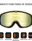 ILM Vintage Motorcycle Goggles Windproof Glasses - ILM
