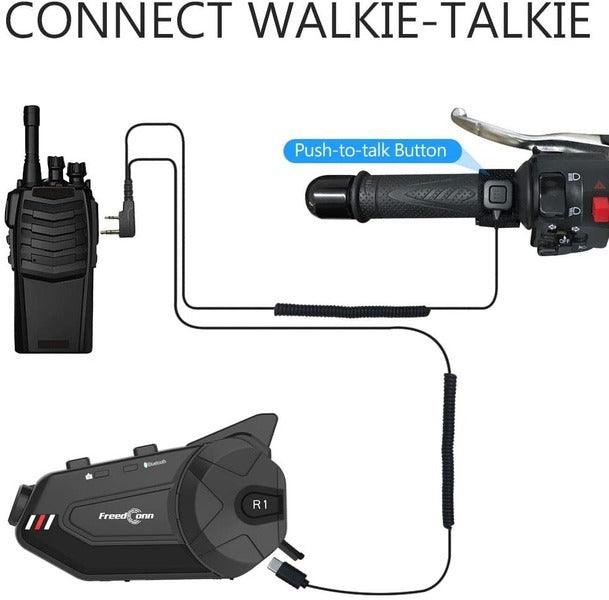 ILM Motorcycle 6 Rider Bluetooth Communication System with HD Camera - ILM