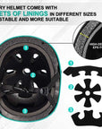 ILM Skateboard Helmet for Skateboarding Scooter Outdoor Sports Model SJ302 - ILM