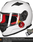 ILM Full Face Motorcycle Helmet Model 817 - ILM
