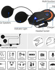 ILM Motorcycle 6 Rider Bluetooth Headset - ILM