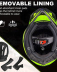 ILM Adult Dirt Bike Helmet Model 911 - ILM