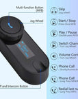 ILM Motorcycle 3 Riders Bluetooth Headset - ILM