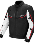 ILM Motorcycle Riding Jacket with CE Armor and Detachable Waterproof Thermal Liner Dual Sport Model JF2