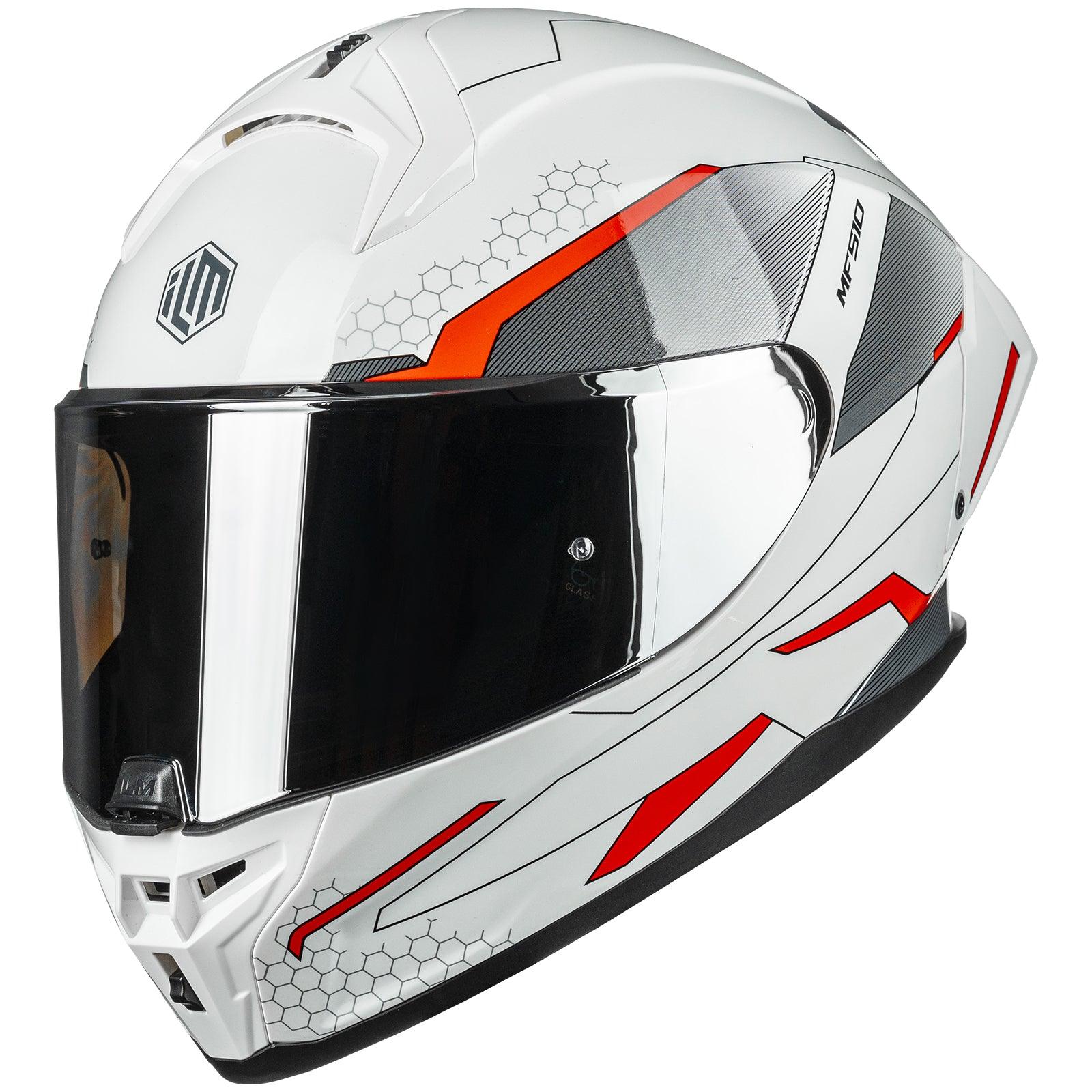 ILM Full Face Motorcycle Helmets Powersports Street Racing Cascos para  Motos Model MF510