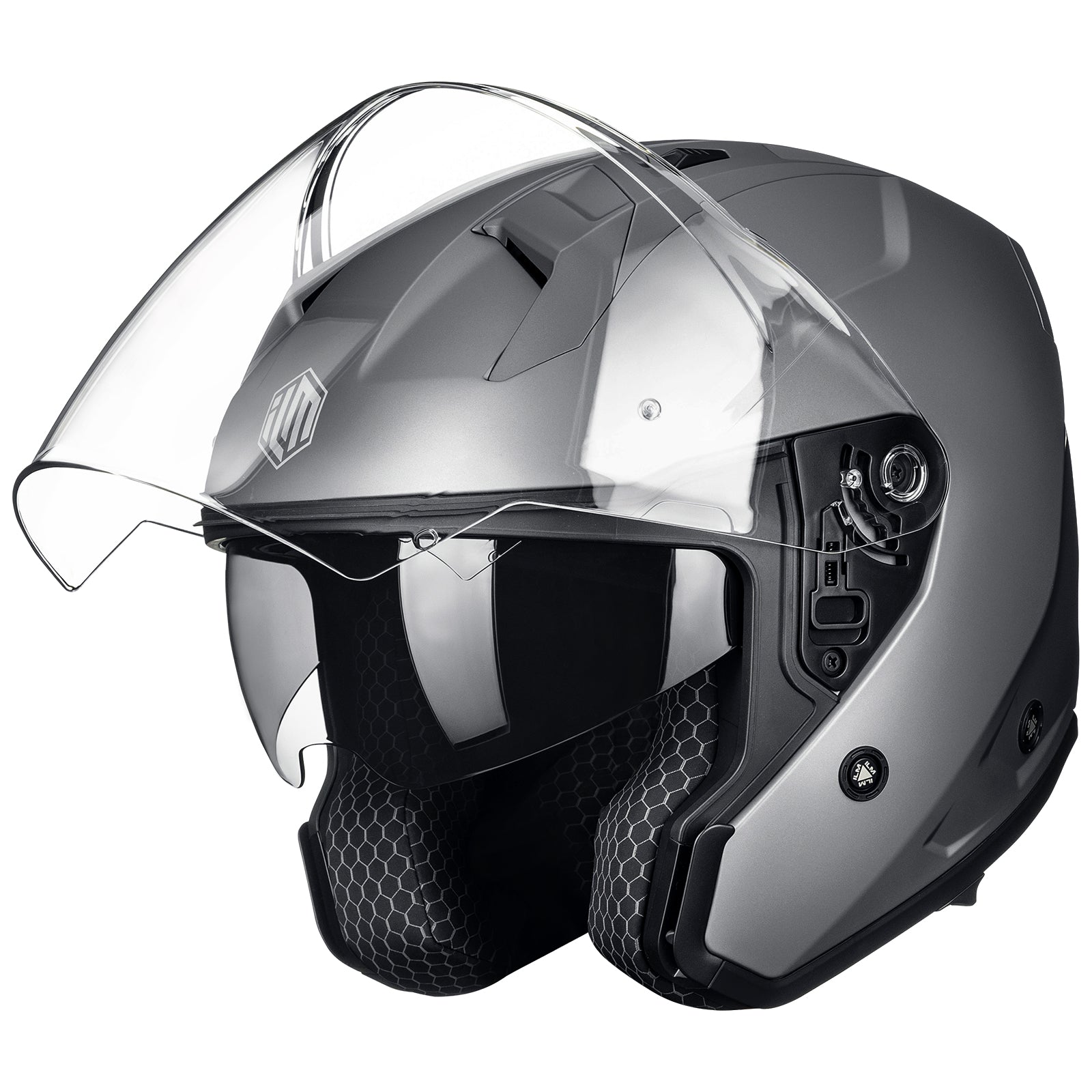 3 4 motorcycle helmets online Modular Helmet DOT Approved, Open Face 3/4 Full Face Mode Helmet key Harley AHR Retro DOT 3/4 Open