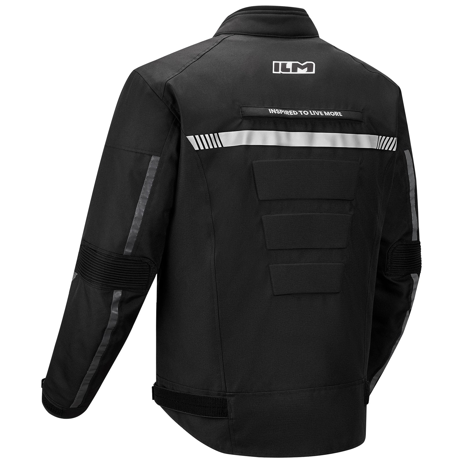 ILM Motorcycle Riding Jacket with CE Armor and Detachable Waterproof T