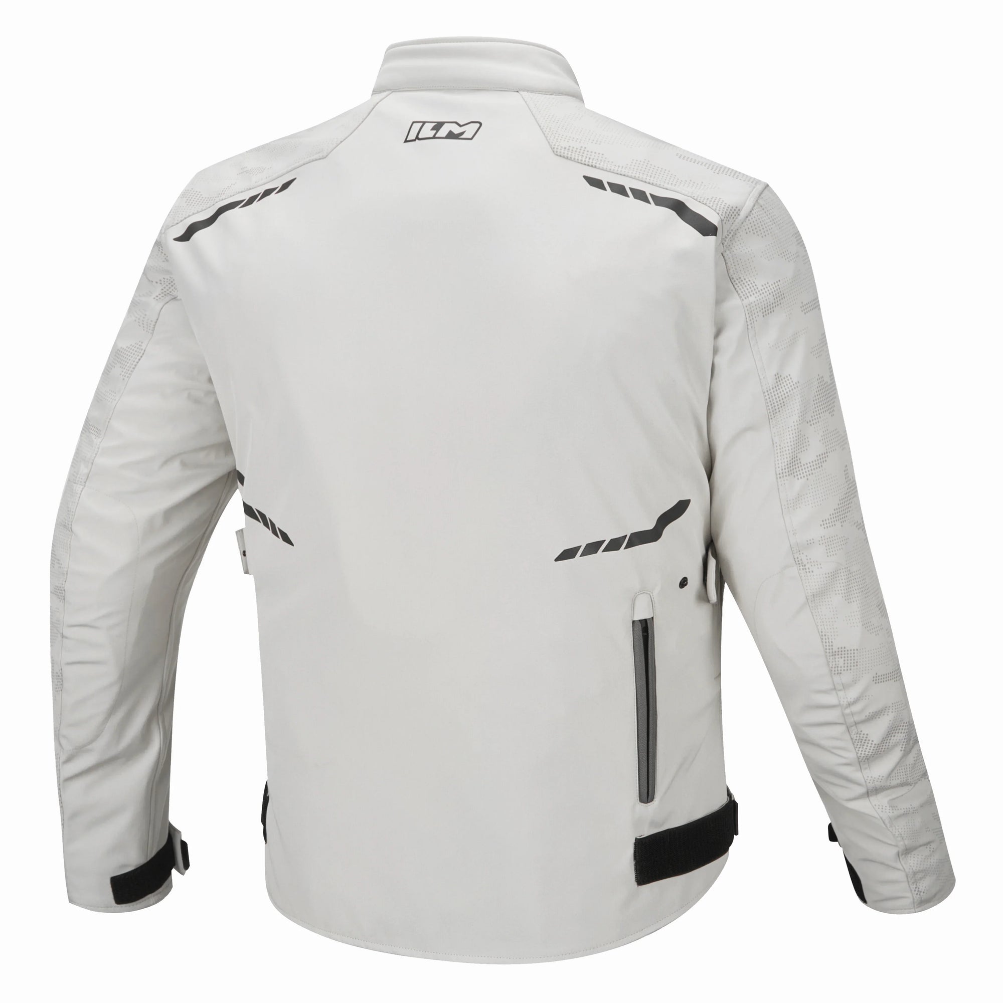 detachable add on collar for motorcycle helmet ILM Motorcycle Riding Jacket Reflective with CE Armor and Detachable Thermal Liner Dual Sport All Season for Men Model JRF4 Black / 4X-Large