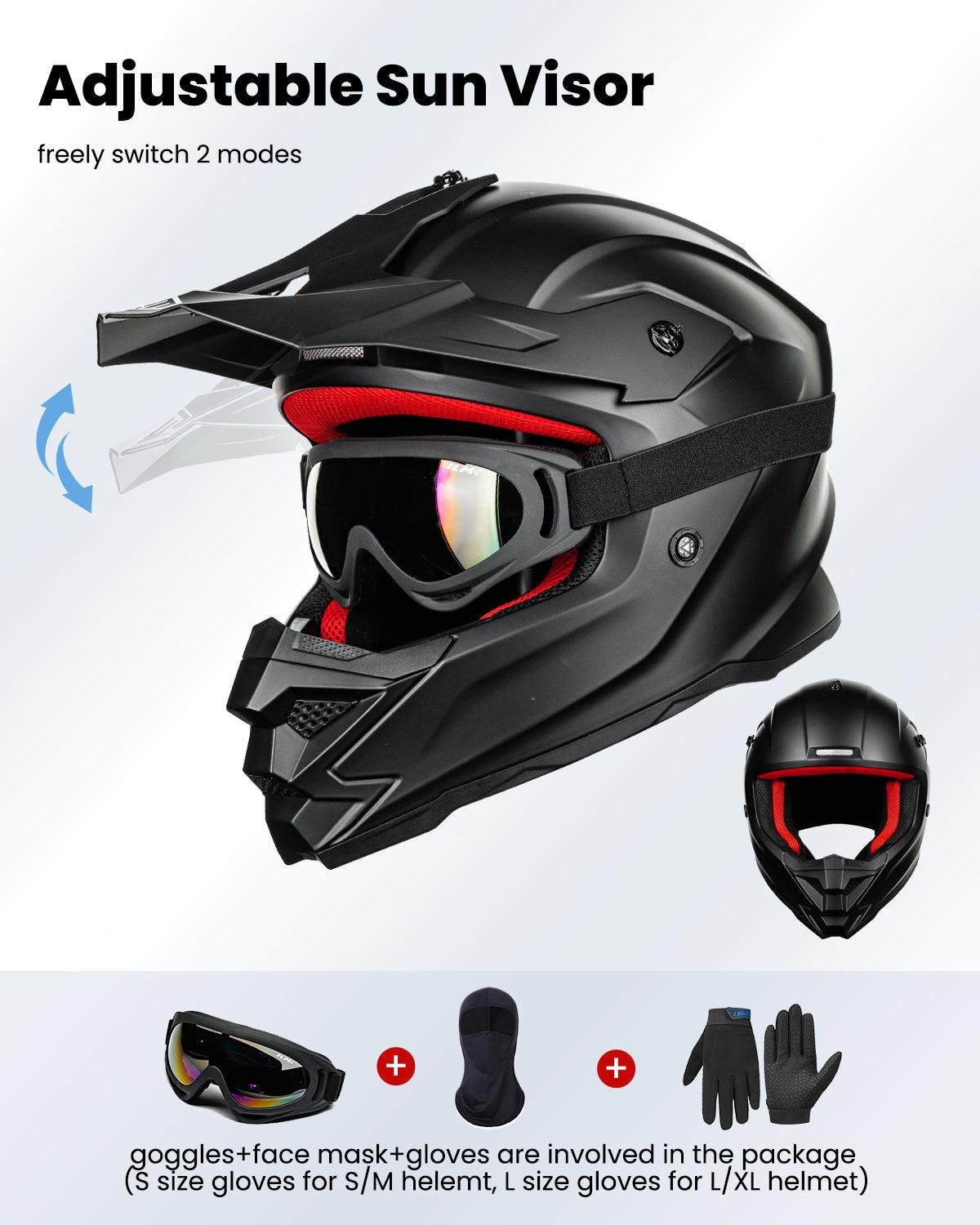 adjustable youth motorcycle helmet ILM Youth ATV Helmet Kids Dirt Bike Helmet Model Z705 Hip-hop / Large