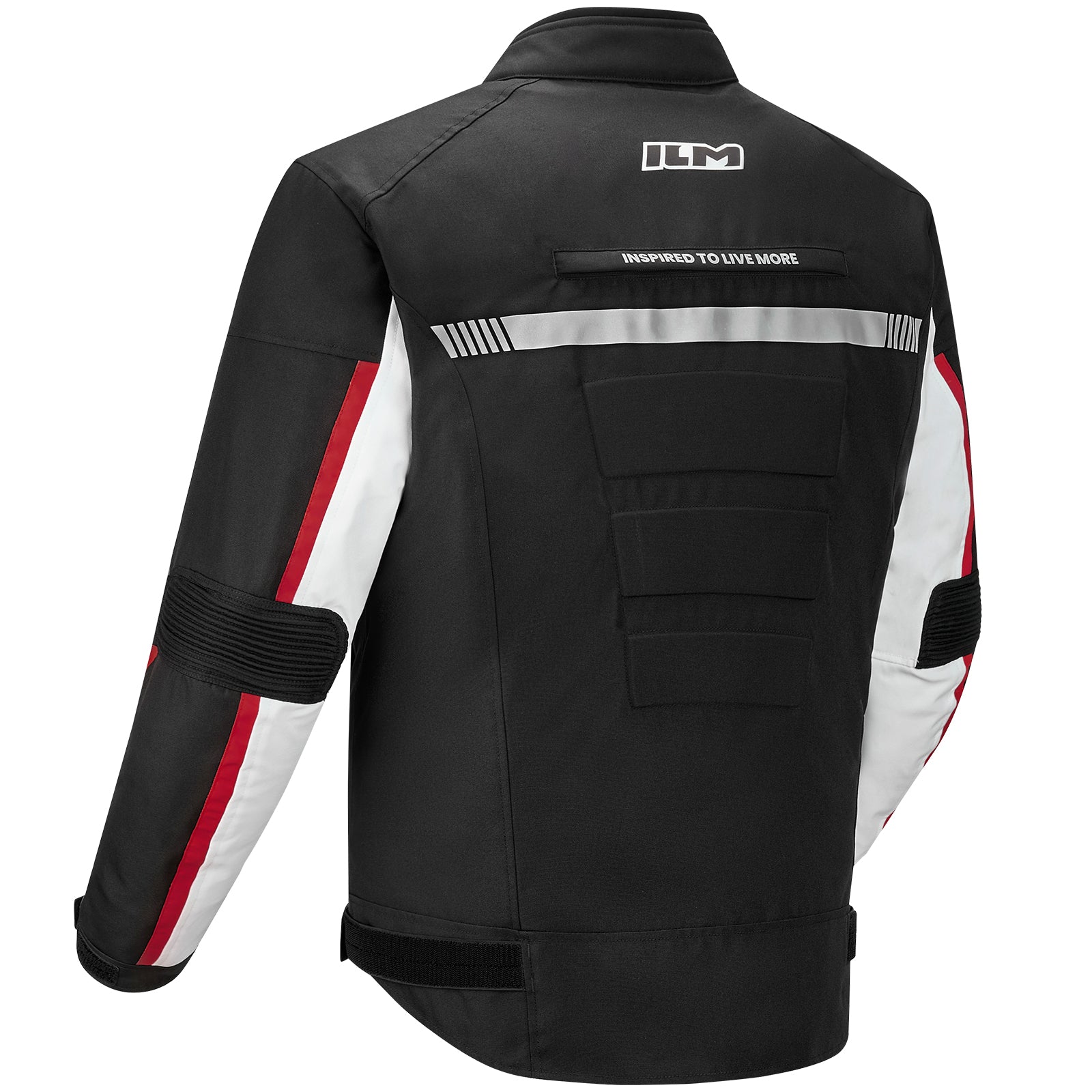 ILM Motorcycle Riding Jacket with CE Armor and Detachable Waterproof T