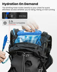 ILM Motorcycle Adventure Backpack 9L Waterproof Bag for Men Women Dual Sport Hiking Model BP02