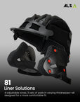 ILM Open Face Motorcycle 3/4 Helmet Model MO325