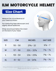 ILM Full Face Motorcycle Helmet Model 317