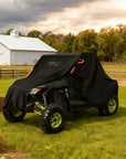 ILM UTV Cover Waterproof Windproof All-Weather Protection Compatible with Can Am Polaris Rhino Kawasaki Hisun 2-3 Seaters Model MC04