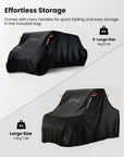 ILM UTV Cover Waterproof Windproof All-Weather Protection Compatible with Can Am Polaris Rhino Kawasaki Hisun 2-3 Seaters Model MC04