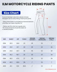 ILM Motorcycle Riding Pants for Men CE Armored Motorbike Jeans Adventure Touring Motocross All Season Model PJN1