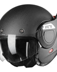 ILM Carbon Fiber Vintage Full Face Modular Motorcycle Helmet Model B707C