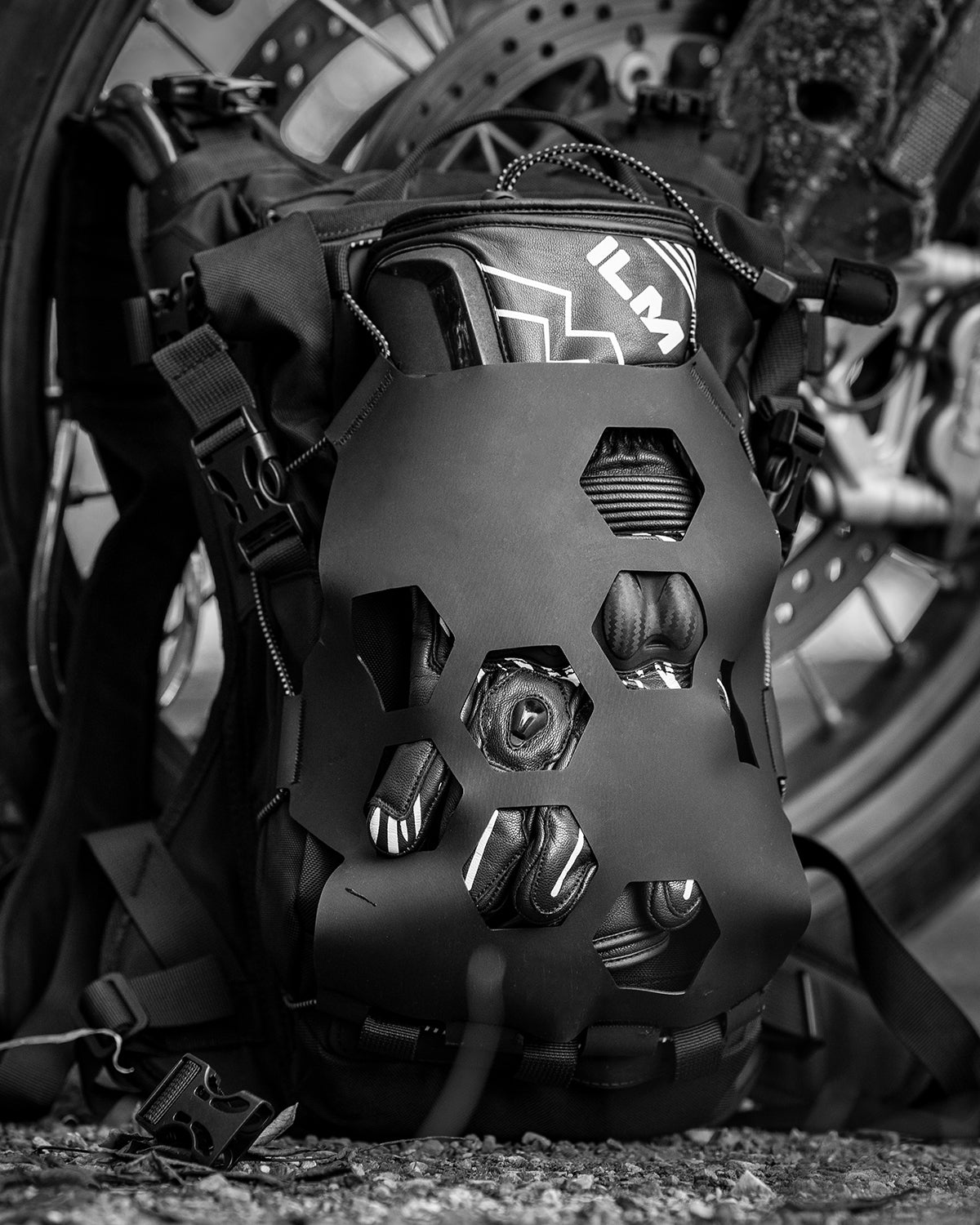 ILM Motorcycle Adventure Backpack 9L Waterproof Bag for Men Women Dual Sport Hiking Model BP02