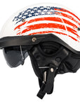 ILM Open Face Motorcycle Half Helmet Model P118