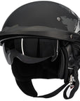 ILM Open Face Motorcycle Half Helmet Model P118