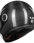 ILM Carbon Fiber Lightweight Motorcycle Helmet Full Face Retro Helmet Model F611