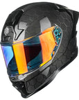 ILM Carbon Fiber Motorcycle Helmets Full Face Racing Helmet Model MF577P