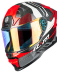 ILM Carbon Fiber Motorcycle Helmets Full Face Racing Helmet Model MF577P