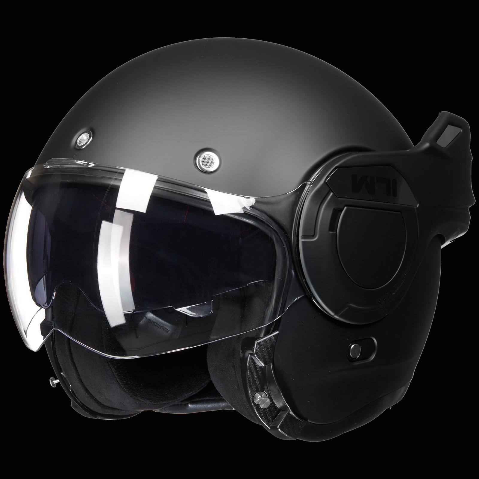 ILM Vintage Full Face Modular Motorcycle Helmet Model B707