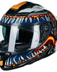 ILM Full Face Motorcycle Carbon Fiber Helmet Model 861C