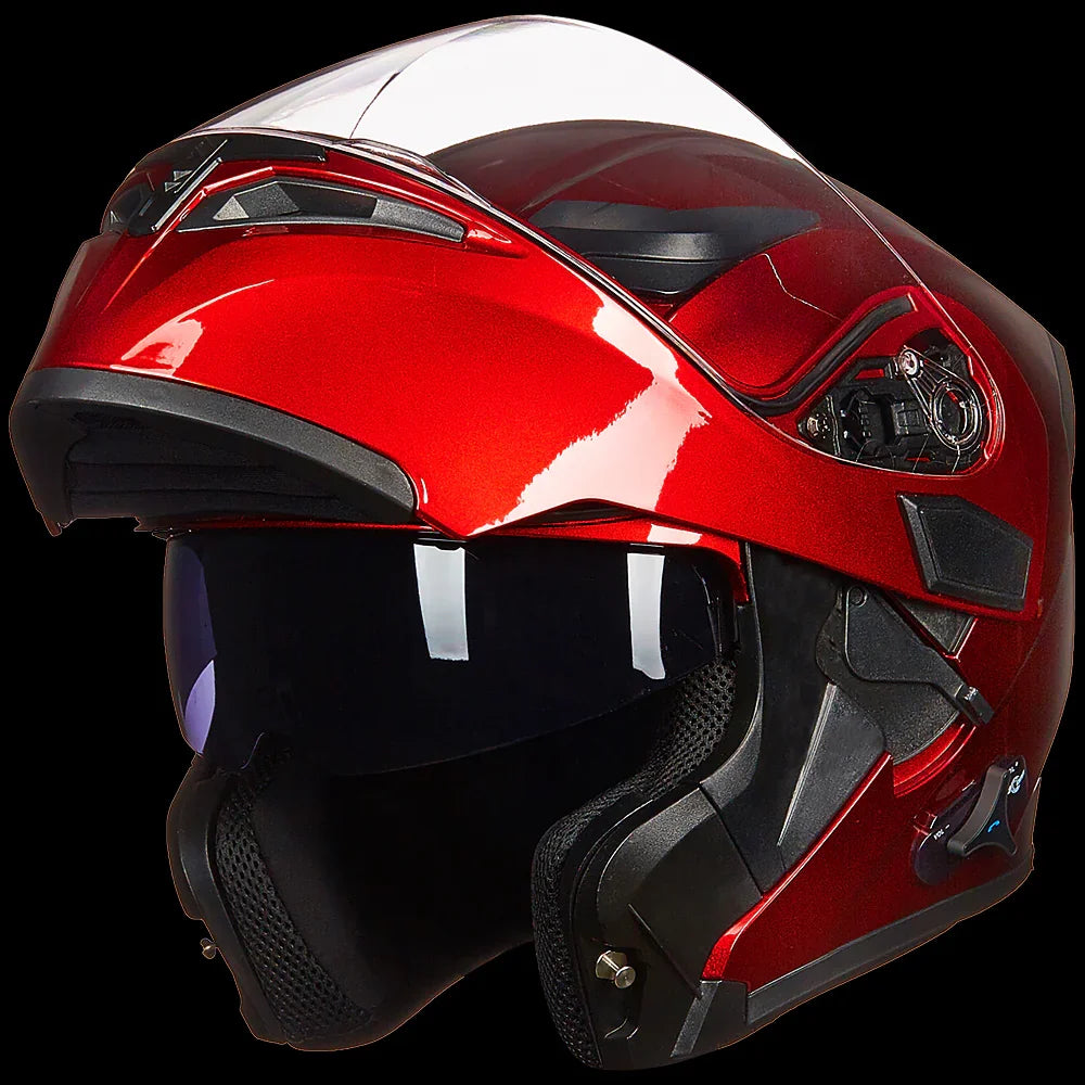 ILM Modular Flip up Full Face Bluetooth Motorcycle Helmet Model 902BT ILM Modular Flip up Full Face Bluetooth Motorcycle Helmet Model 902BT
